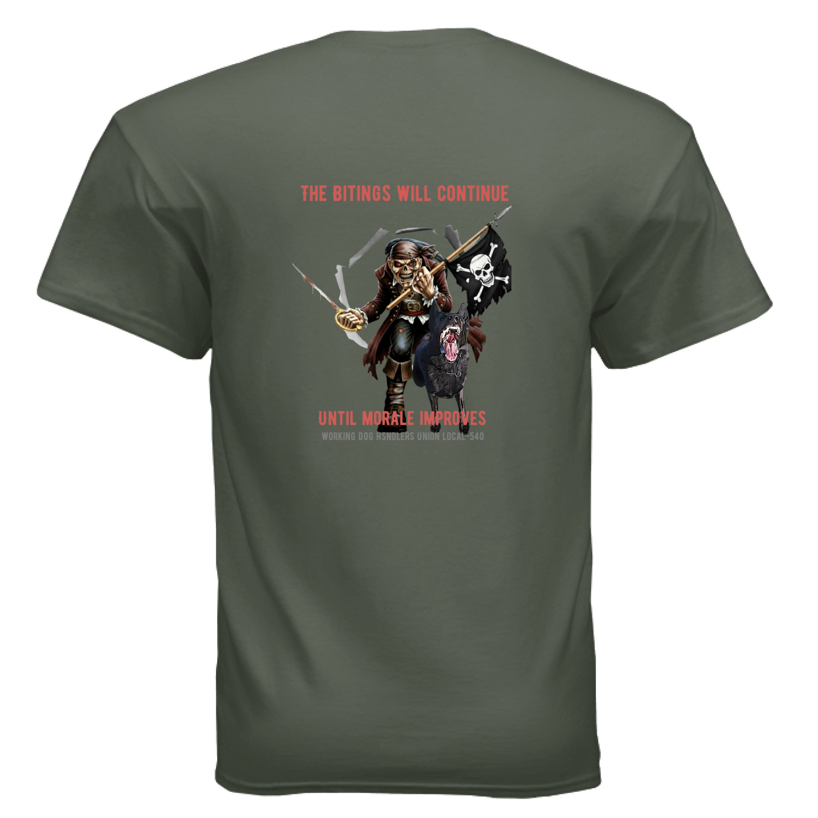 MILITARY GREEN - BACK