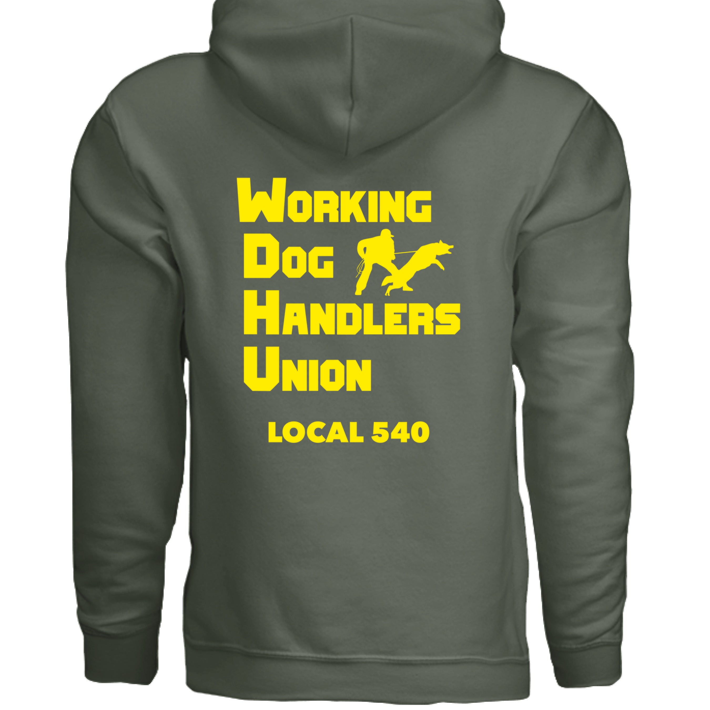 MILITARY GREEN - BACK